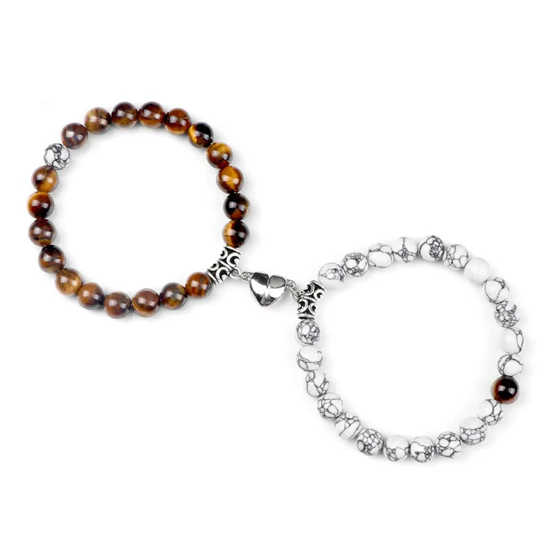 Magnetic Couple Bracelets Set