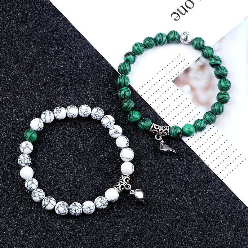 Magnetic Couple Bracelets Set