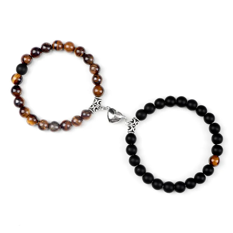 Magnetic Couple Bracelets Set