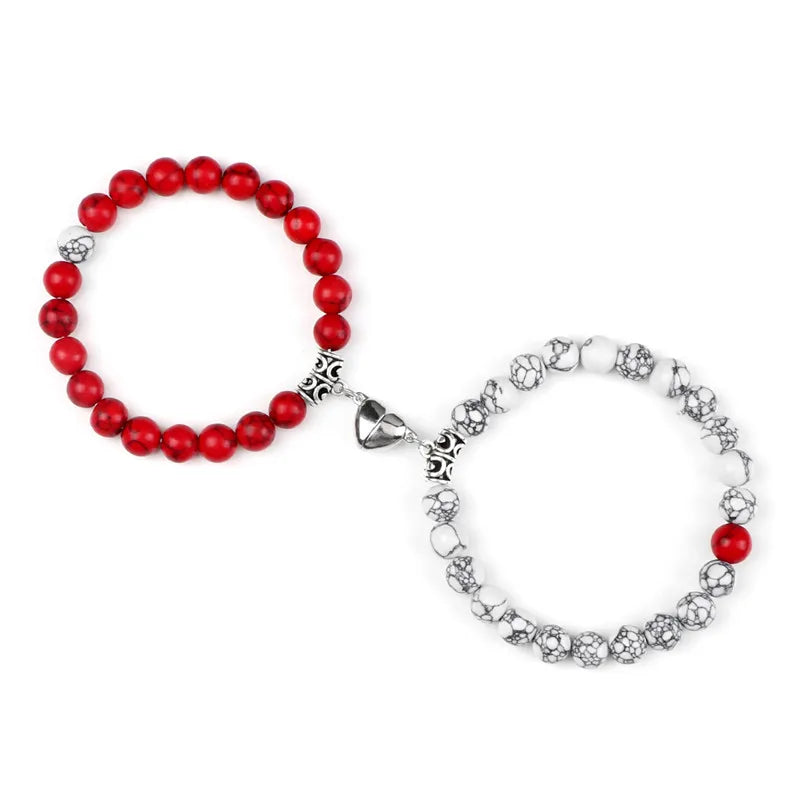 Magnetic Couple Bracelets Set