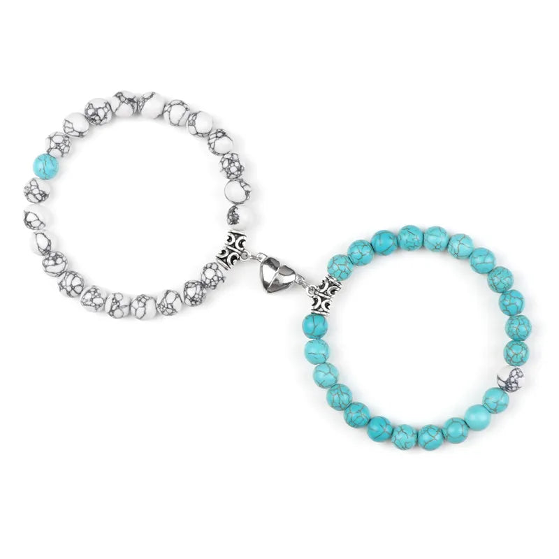 Magnetic Couple Bracelets Set