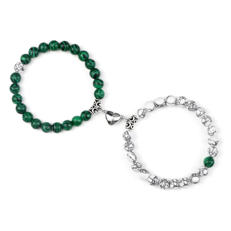 Magnetic Couple Bracelets Set