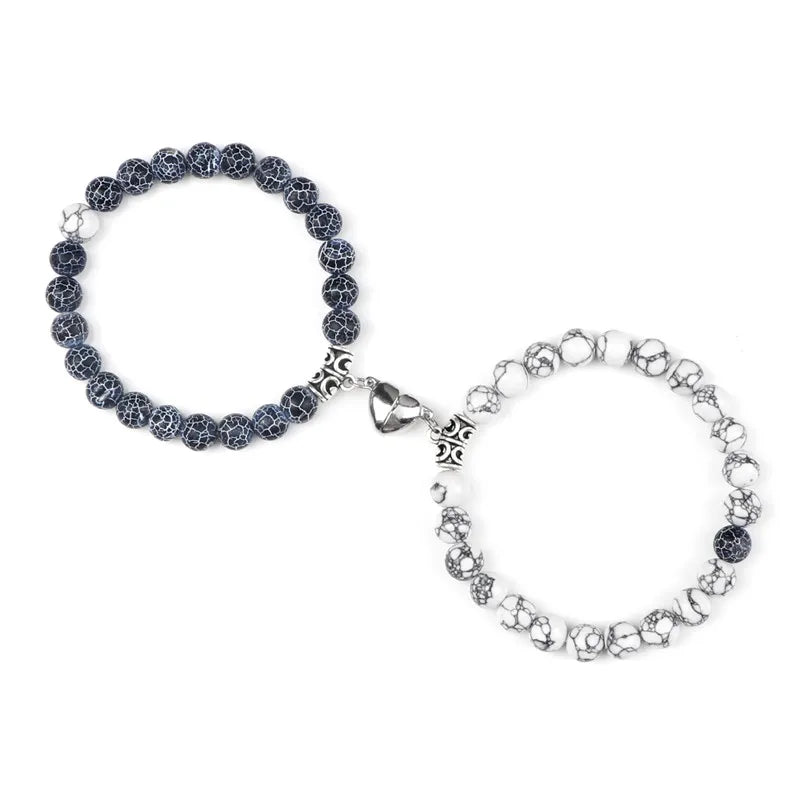 Magnetic Couple Bracelets Set