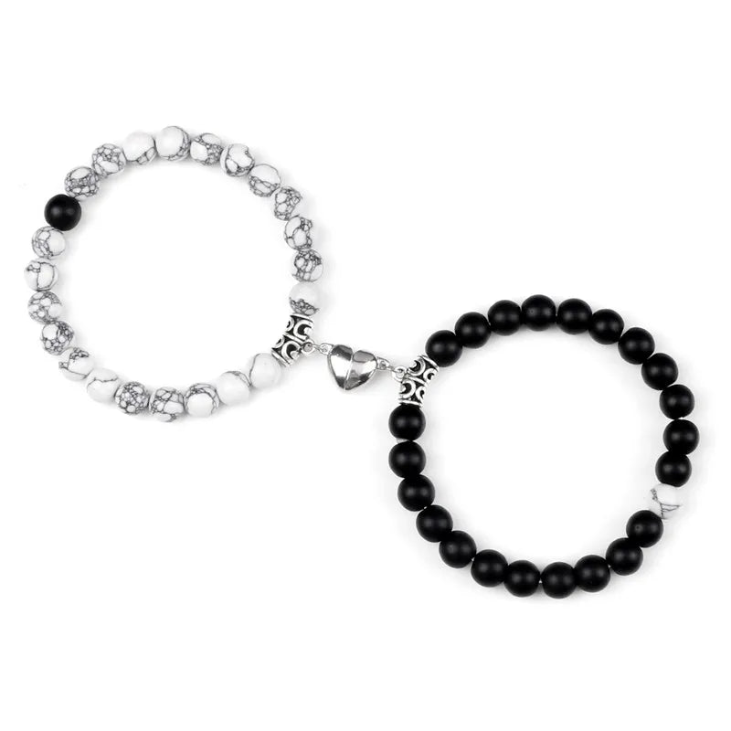 Magnetic Couple Bracelets Set