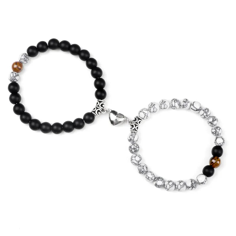 Magnetic Couple Bracelets Set