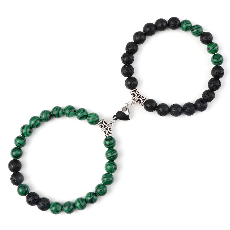 Magnetic Couple Bracelets Set