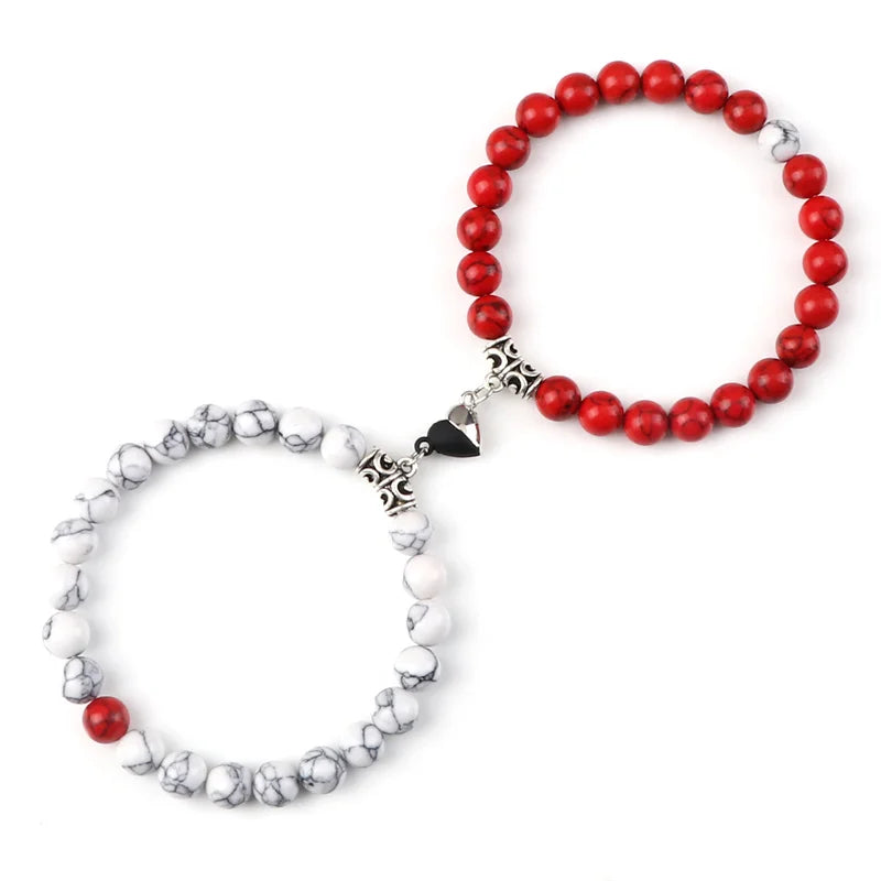 Magnetic Couple Bracelets Set