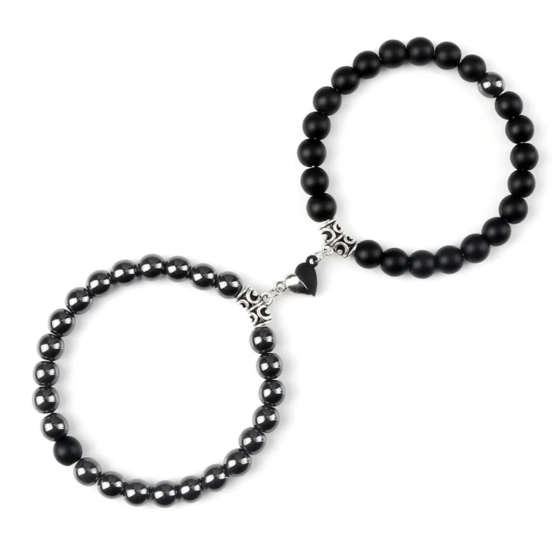 Magnetic Couple Bracelets Set