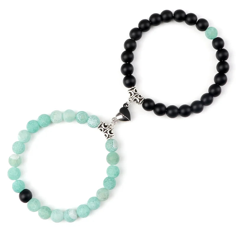 Magnetic Couple Bracelets Set